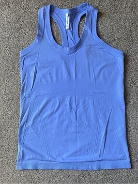 🎉Athleta Renew Seamless Racerback Tank, Women’s Size Med, Periwinkle